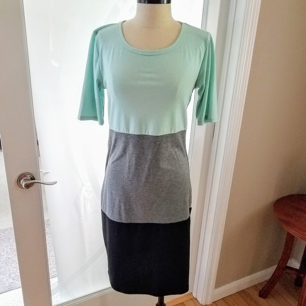 LuLaRoe Julia Dress Size M